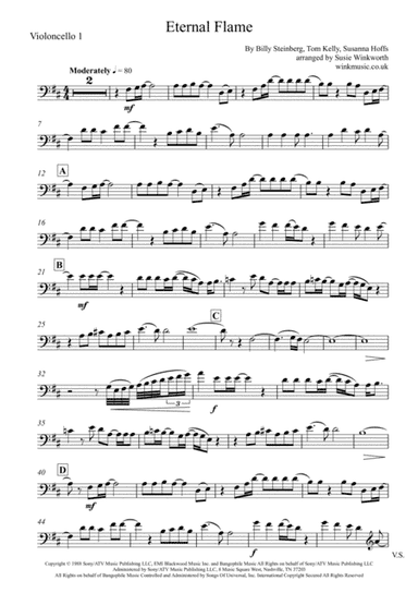 Eternal Flame (arr. Susie Winkworth winkmusic.co.uk)