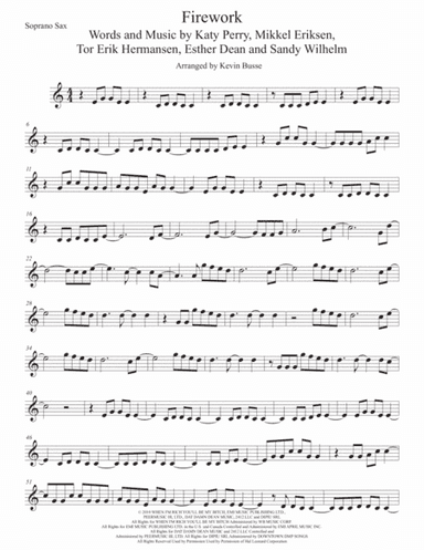 Firework (arr. Kevin Busse)