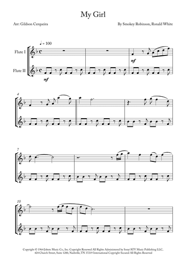 My Girl (arr. Gildson Cerqueira)