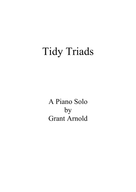 Tidy Triads