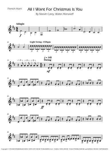 All I Want For Christmas Is You (arr. Ygor Nunes)