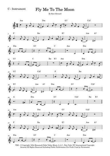 Fly Me To The Moon (in Other Words) (arr. Fabio Eduardo de Oliveira)