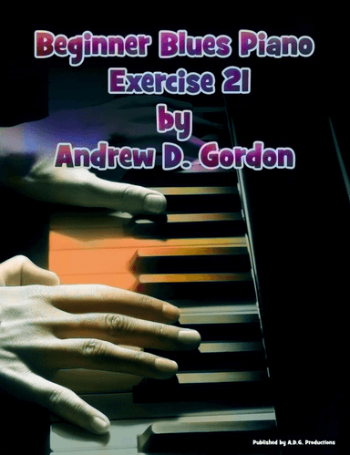 Beginner Blues Exercise 21 for Piano
