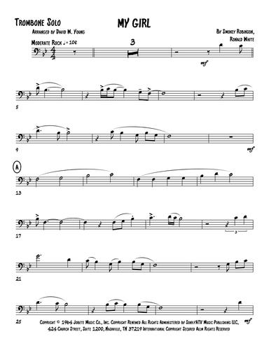 My Girl (arr. David W. Young)