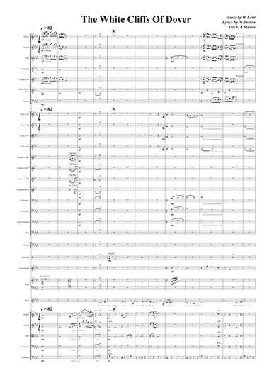 (there'll Be Bluebirds Over) The White Cliffs Of Dover (arr. Laurence Mason)