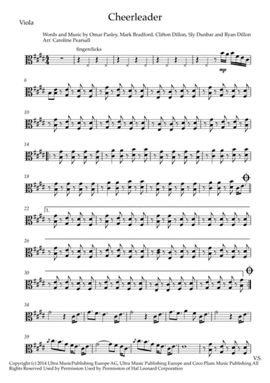 Cheerleader (arr. Caroline Pearsall)