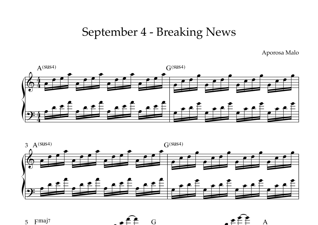 September 4 - Breaking News