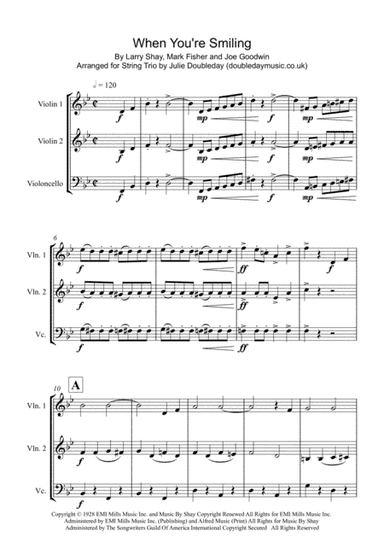 When You're Smiling (the Whole World Smiles With You) (arr. Julie Doubleday)