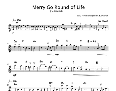 Merry-go-round Of Life (arr. Sharon Sullivann)