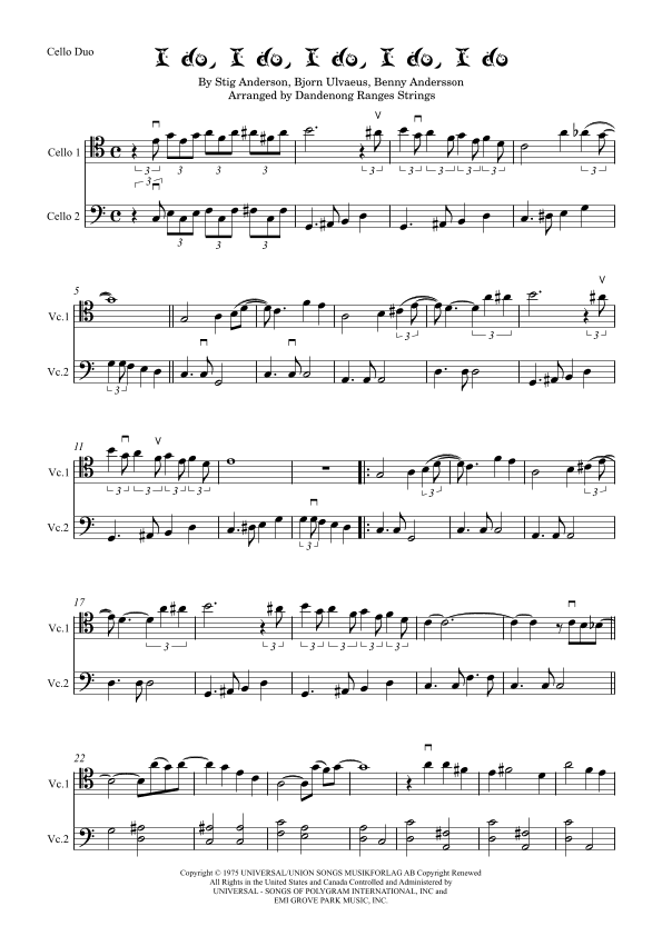 I Do I Do I Do I Do (arr. Dandenong Ranges Strings)