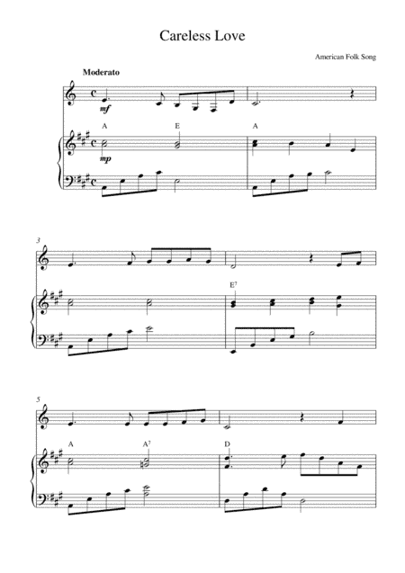 Careless Love (arr. Kaiserin Rebecca)