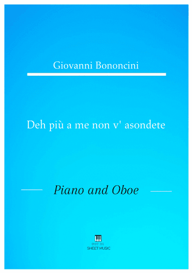 Giovanni Bononcini - Deh pi a me non v_asondete (Piano and Oboe) (arr. ANDRE LAITANO)