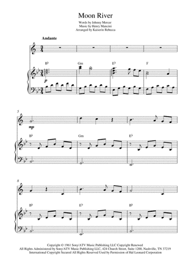 Moon River (arr. Kaiserin Rebecca)
