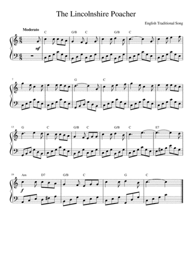 The Lincolnshire Poacher (arr. Kaiserin Rebecca)