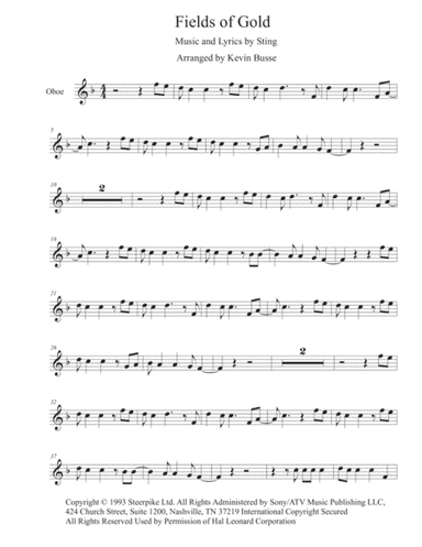 Fields Of Gold (arr. Kevin Busse)