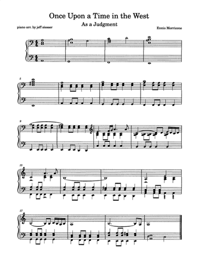 Come Una Sentenza (arr. jeff siesser)