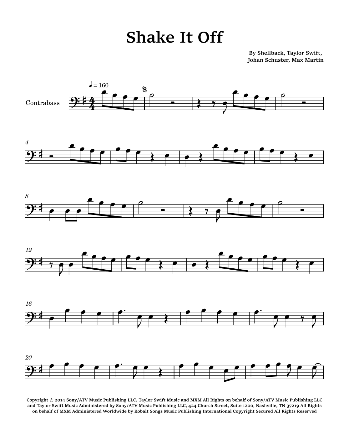 Shake It Off (arr. Glauco Fernandes)