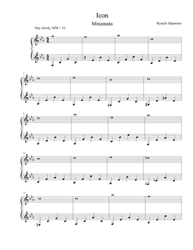 Icon (arr. Piano Palt)