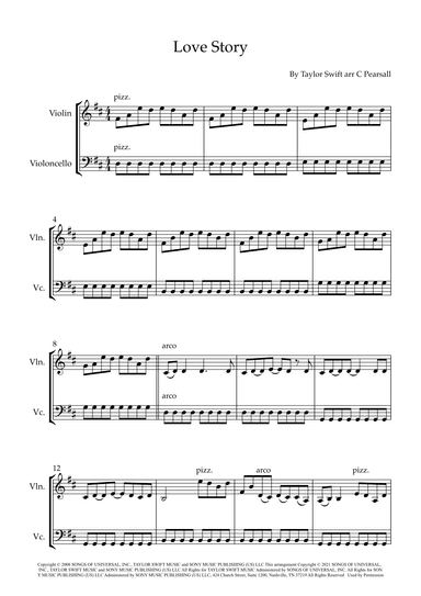 Love Story (arr. Caroline Pearsall)