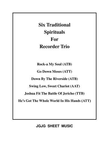 Six Spirituals for Recorder Trios (arr. James Grush)