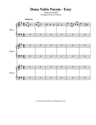Dona Nobis Pacem - Easy (arr. Kevin Frecker)
