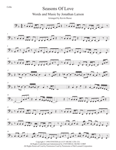 Seasons Of Love (arr. Kevin Busse)
