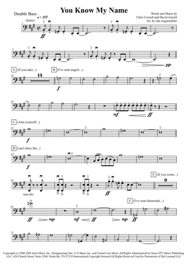 You Know My Name from CASINO ROYALE (arr. Jan Angermüller)