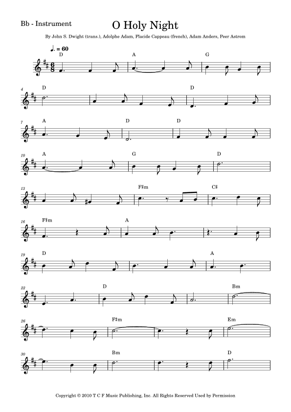 O Holy Night (arr. Fabio Eduardo de Oliveira)