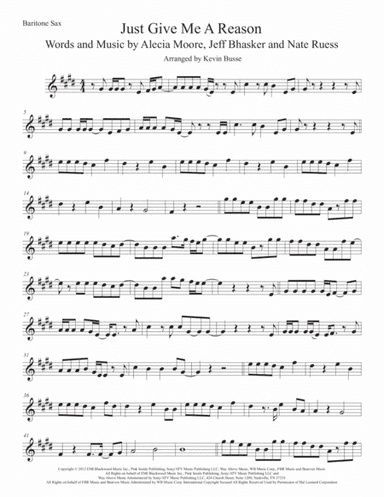 Just Give Me A Reason (arr. Kevin Busse)