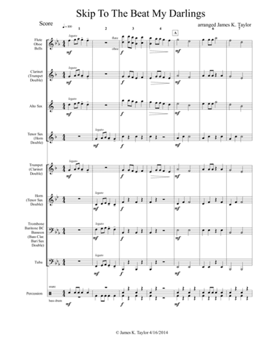 Skip To the Beat My Darlings (arr. James K. Taylor)