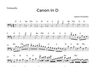 Canon in D (arr. Alex Nunes Rodrigues)