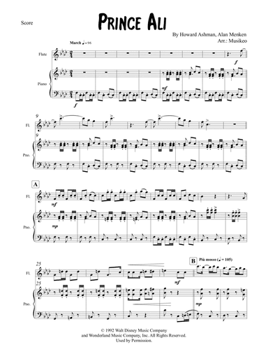 Prince Ali (arr. Musikeo)