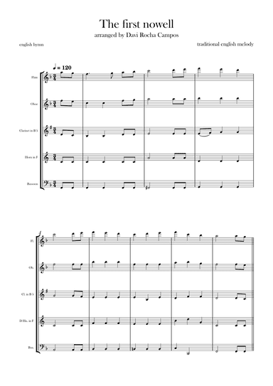 The First nowell (arr. Davi Rocha Campos)