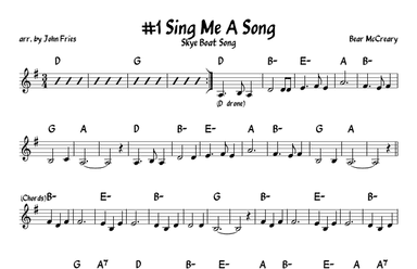 Sing Me A Song (arr. John Fries)