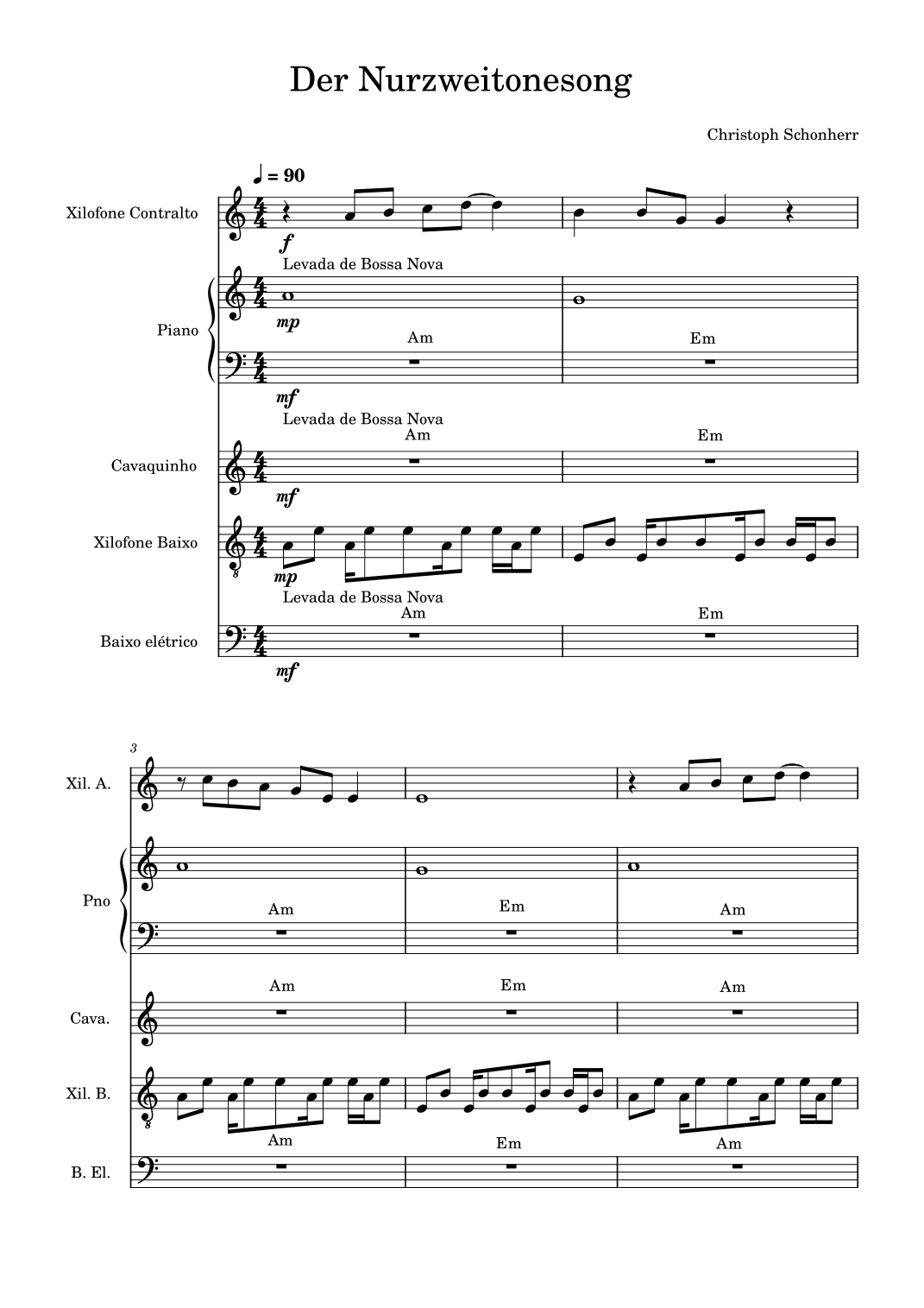 Der Nurzweitonesong - Canção de Duas Notas (arr. Pedro Vicini - @pedro.vicini)