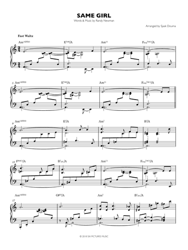 Same Girl (arr. Sjaak Douma)