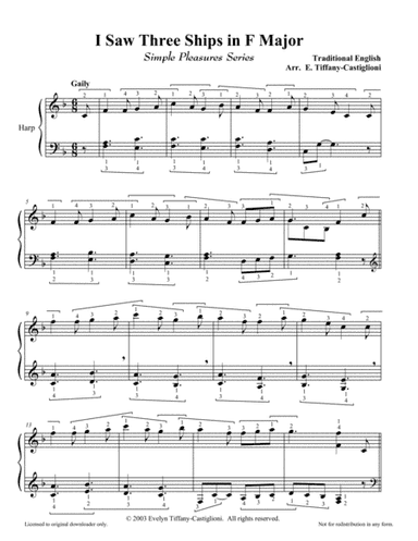 I Saw Three Ships (arr. Evelyn Castiglioni)