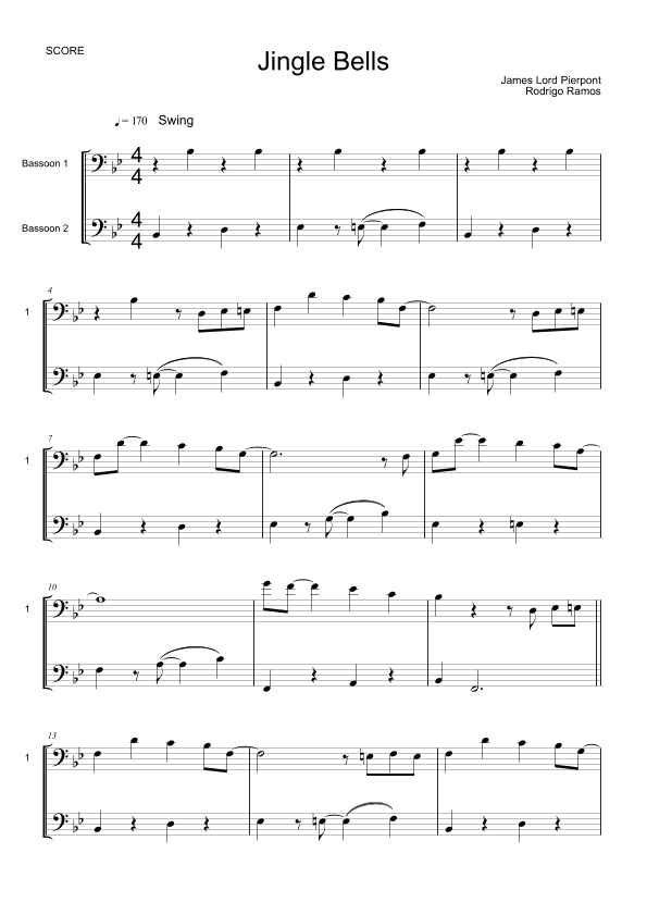 Jingle Bells (arr. Rodrigo Ramos)
