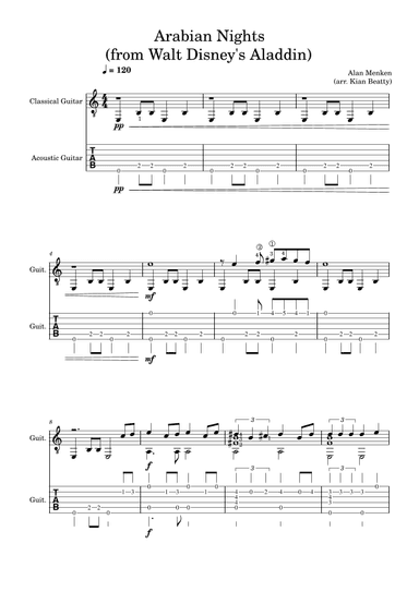 Arabian Nights (arr. Kian Beatty)