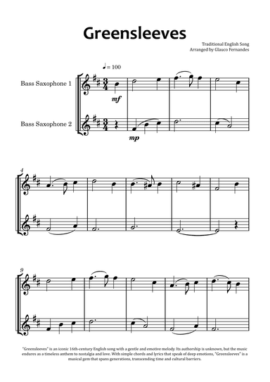 Greensleeves (arr. Glauco Fernandes)