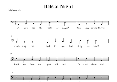 Bats at Night (arr. Wesley S. SIlva)
