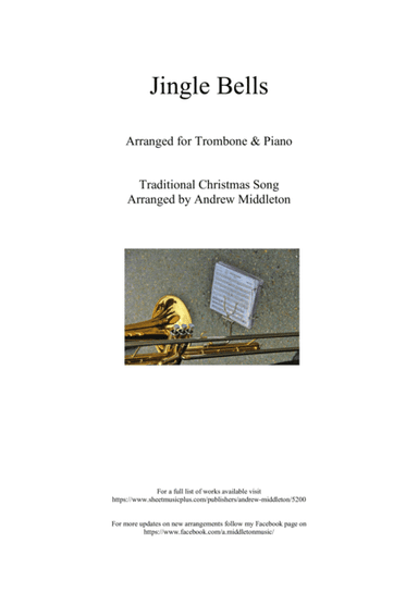 Jingle Bells arranged for Trombone & Piano (arr. Andrew Middleton)
