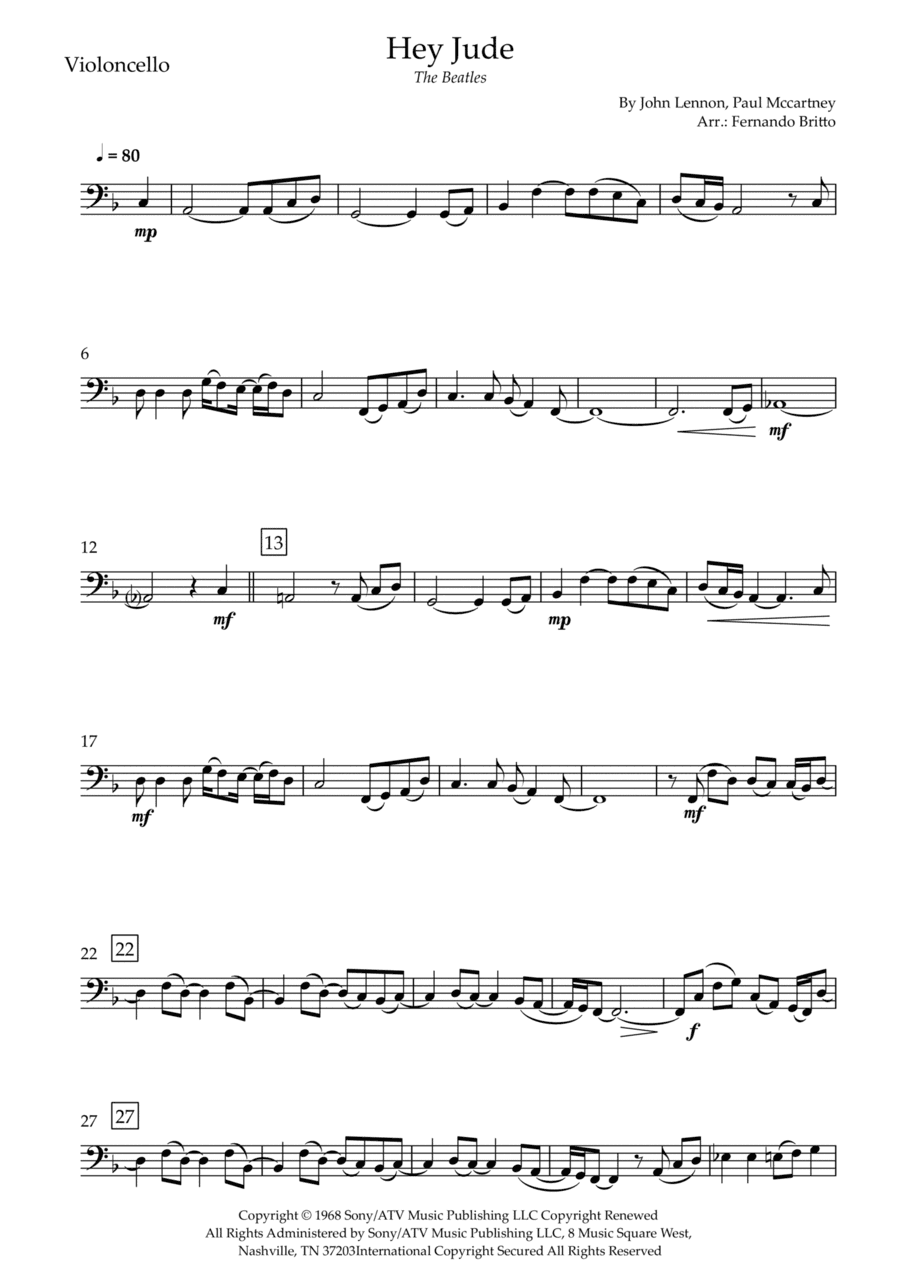 Hey Jude (arr. Fernando Britto)