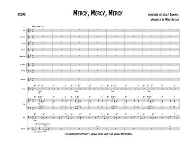 Mercy, Mercy, Mercy (arr. Mike Hyziak)