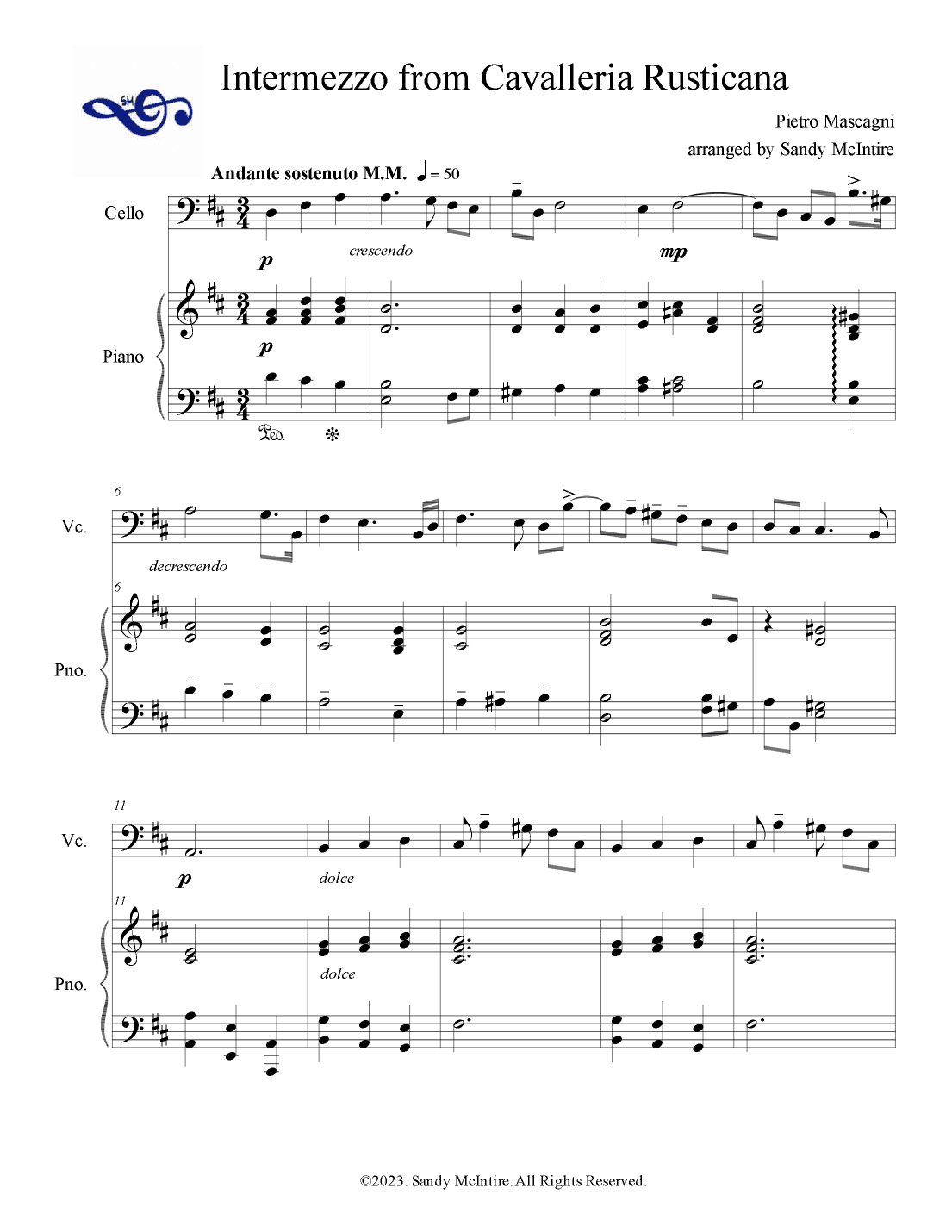 Intermezzo from Cavalleria Rusticana (arr. Sandy McIntire)