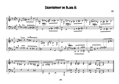 Counterpoint on Blues #1