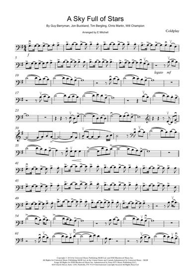 A Sky Full Of Stars (arr. E Mitchell)