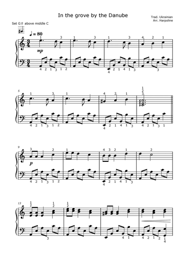 In the grove by the Danube (arr. Harpoline)