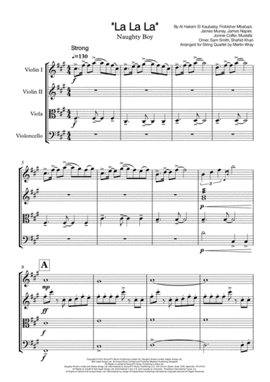 La La La (arr. Martin Wray)