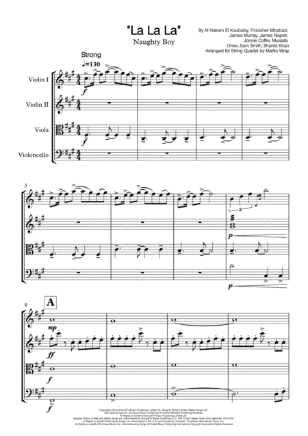 La La La (arr. Martin Wray)